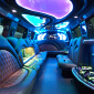 Luxurious limo seating