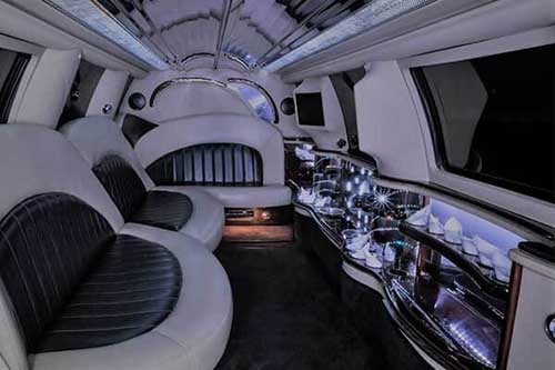 Luxury limo interior