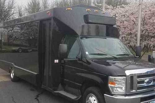 Limo bus exterior