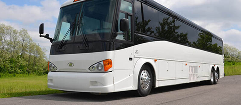 Full-size charter bus
